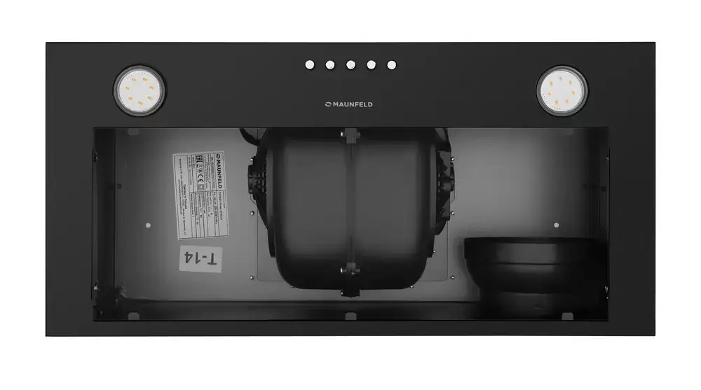 Встраиваемая кухонная вытяжка MAUNFELD Crosby Power 50 черный