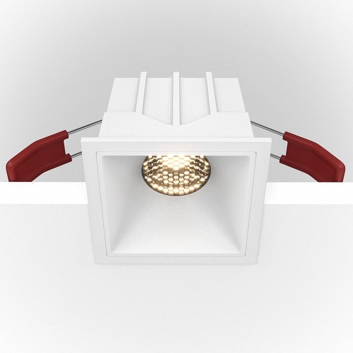 Встраиваемый светильник Maytoni Technical Alfa DL043-01-10W3K-D-SQ-W