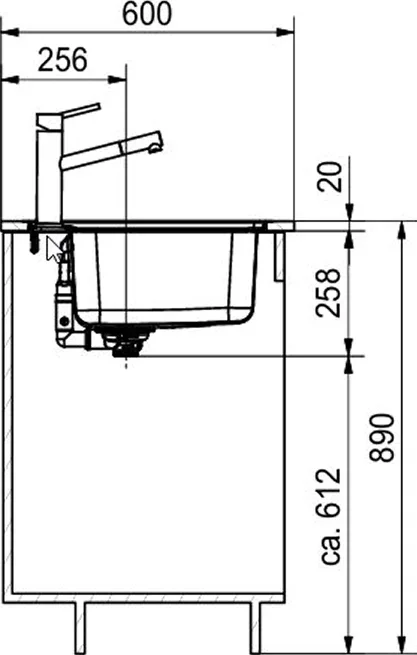 Мойка Franke BCX 210-51 TL сталь