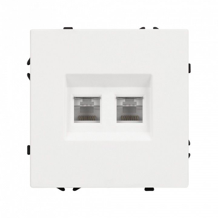 Розетка двойная Ethernet RJ-45 без рамки Arlight NOBE 054312(1)