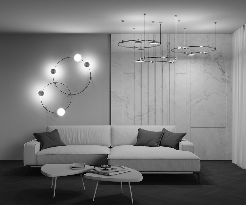 Накладной светильник Maytoni Technical Plato TR152-1-7W3K-BS