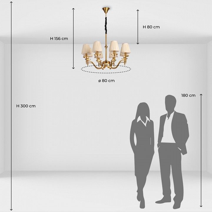 Подвесная люстра MW-Light Вирджиния 7 444012308