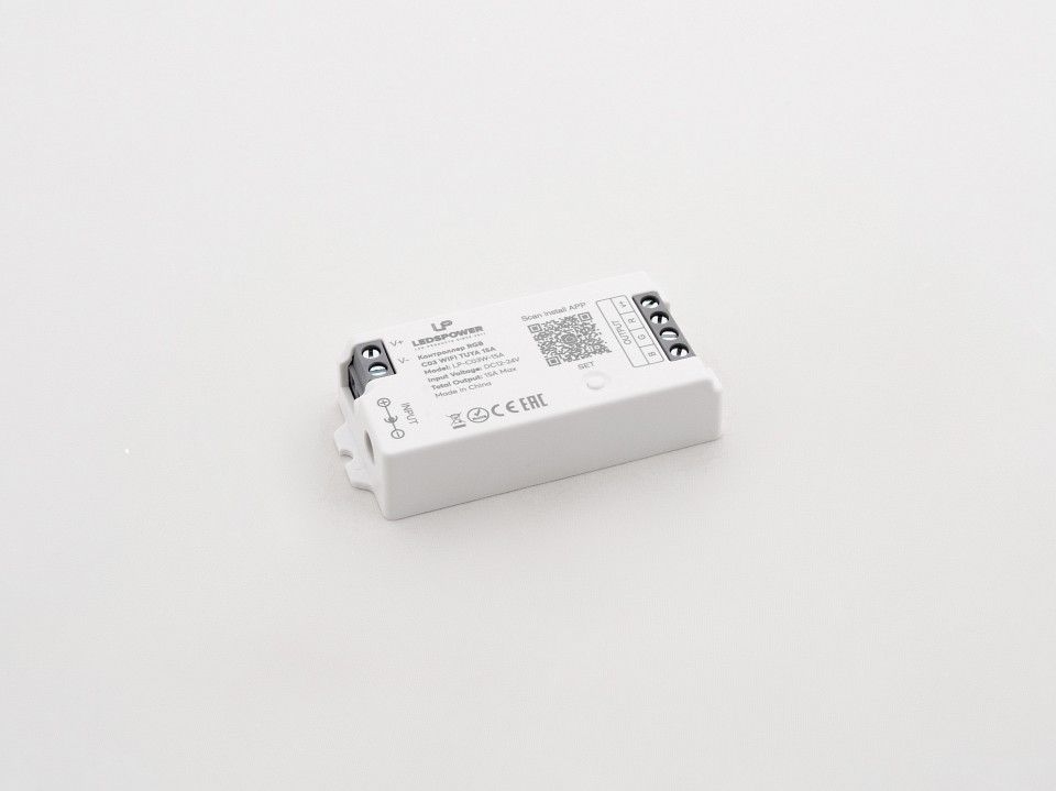 Контроллер-регулятор цвета RGB Wi-Fi для смартфонов и планшетов LEDS POWER C03 WIFI TUYA 006444