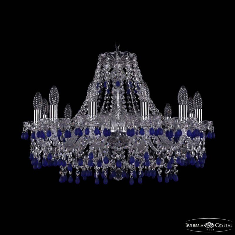 Подвесная люстра Bohemia Ivele Crystal 1410 1410/12/240 Ni V3001