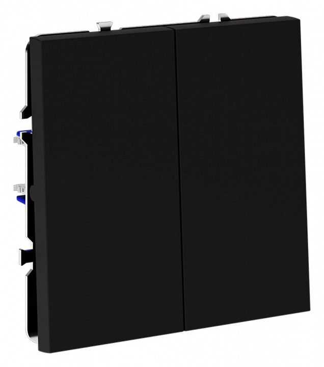 Выключатель двухклавишный без рамки Voltum S70 VLS020108