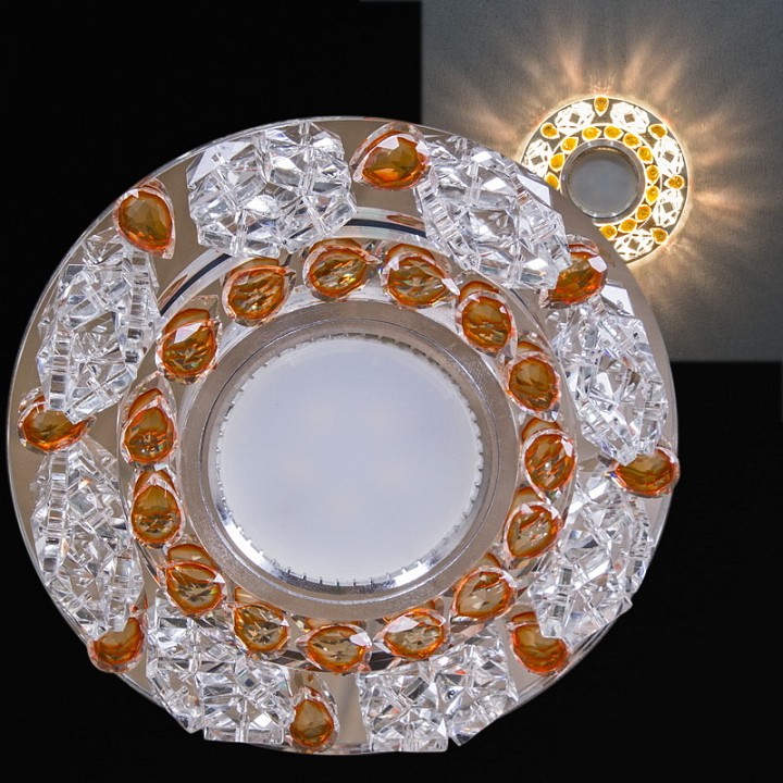 Встраиваемый светильник Reluce  22093-9.0-001PL MR16+LED3W CL+OR