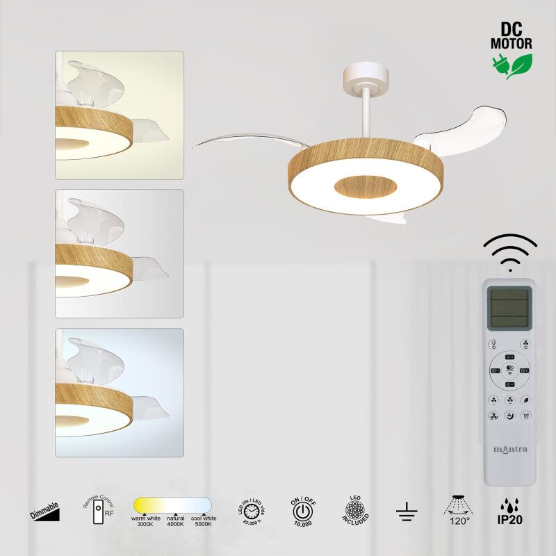 Светильник с вентилятором Mantra COIN FAN 9500