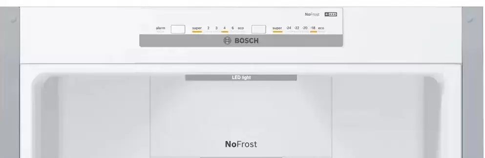 Холодильник с нижней морозильной камерой BOSCH KGN36NL21R