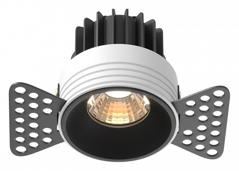 Встраиваемый светильник Maytoni Technical Раунд DL058-7W3K-TRS-B