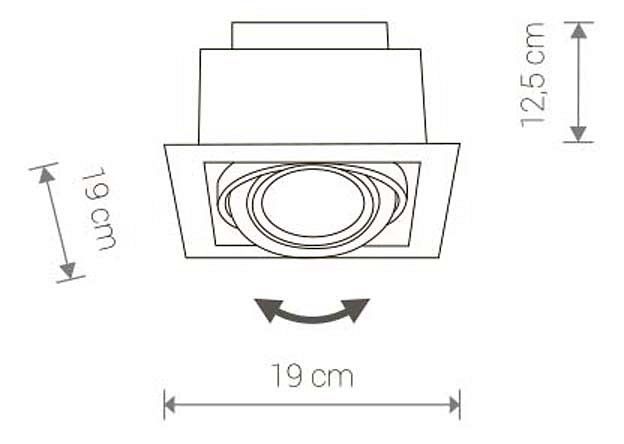 Встраиваемый светильник Nowodvorski Downlight 9571