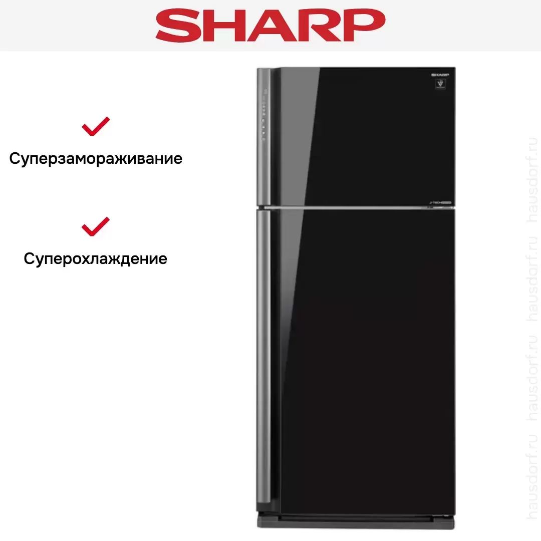 Холодильник Sharp SJXP59PGBK