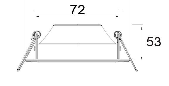Встраиваемый светильник Maytoni Technical Stockton DL015-6-L7W