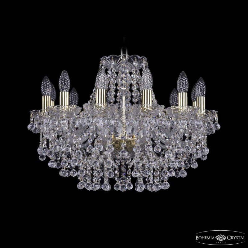 Подвесная люстра Bohemia Ivele Crystal 1409 1409/12/195 G
