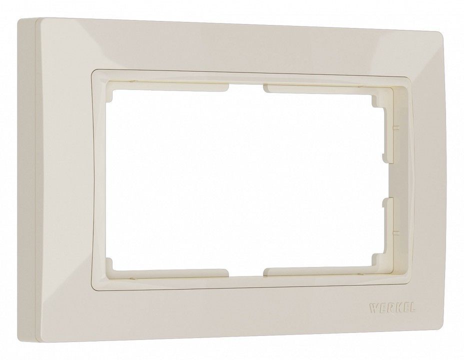 Рамка для двойной розетки Werkel Snabb Basic (слоновая кость) W0082003