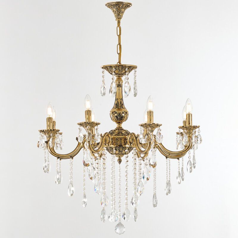 Подвесная люстра Bohemia Ivele Crystal AL7801 AL78101/8/250 B GB
