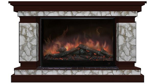 Комплект из электрокамина напольного и портала (143x45x82.5 см) Лорд Карелия Premier S10 ЛО000047