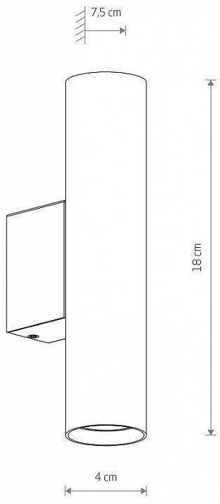Бра Nowodvorski Fourty Wall M 10754