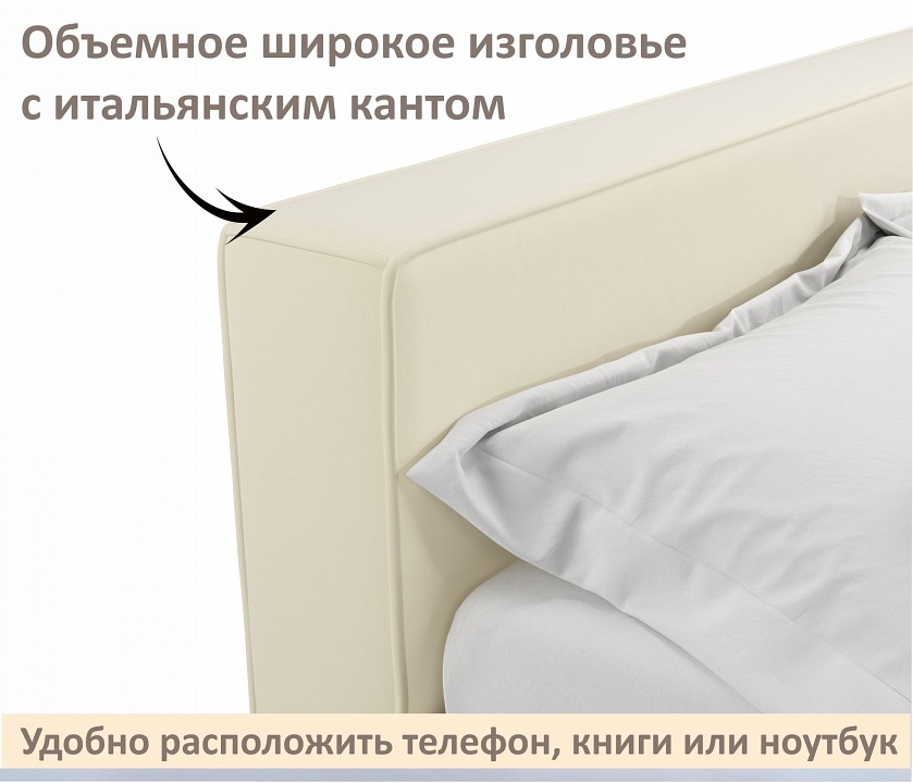 Кровать двуспальная Skandi 1600