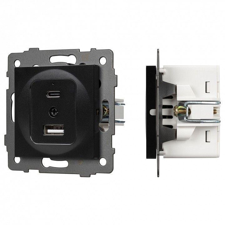 Механизм розетки 2хUSB type A и C Arlight SCT 049838