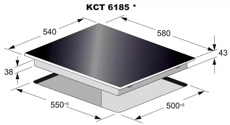 Варочная панель Kaiser KCT 6185 RotEm