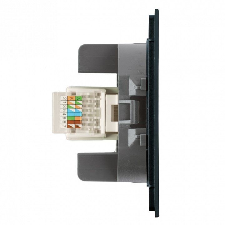 Розетка Ethernet RJ-45 без рамки Stekker Мия 50450