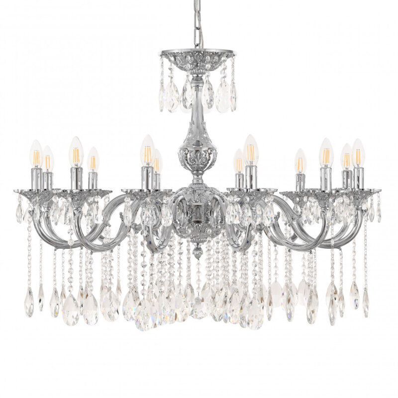Подвесная люстра Bohemia Ivele Crystal AL7801 AL78101/12/300 A Ni