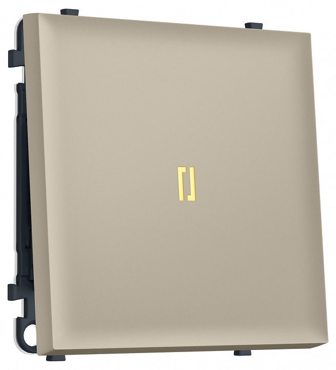 Выключатель проходной одноклавишный с подсветкой без рамки Ambrella Volt MS MS342030