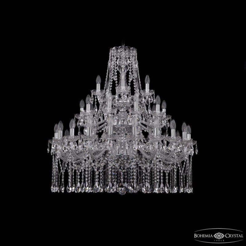 Подвесная люстра Bohemia Ivele Crystal 1413 1413/20+10+5/360/3d Ni