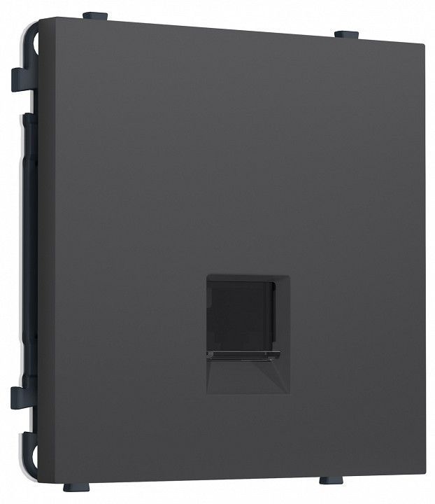 Розетка Ethernet RJ-45 экранированная и со шторками, без рамки Ambrella Volt MS MS912005