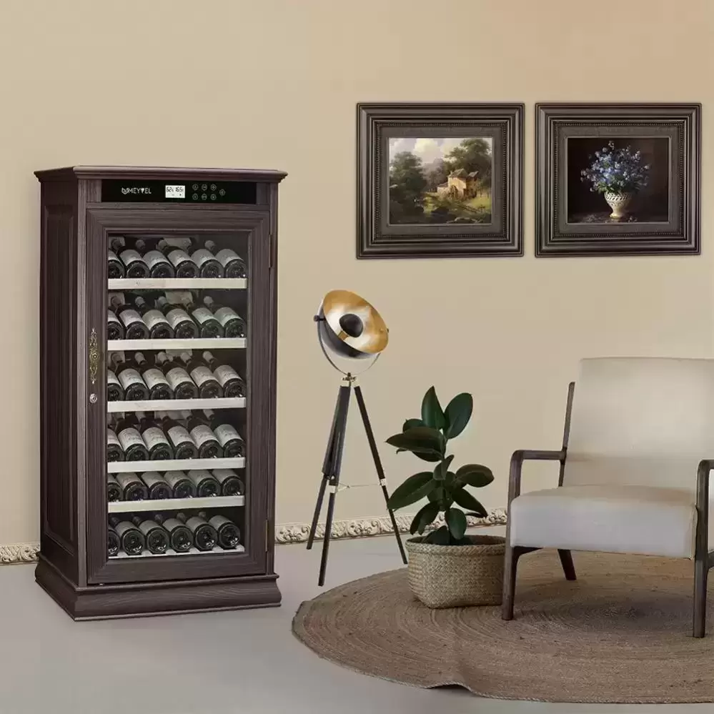 Винный шкаф Meyvel MV69-WD1-C (Dark Chocolate)