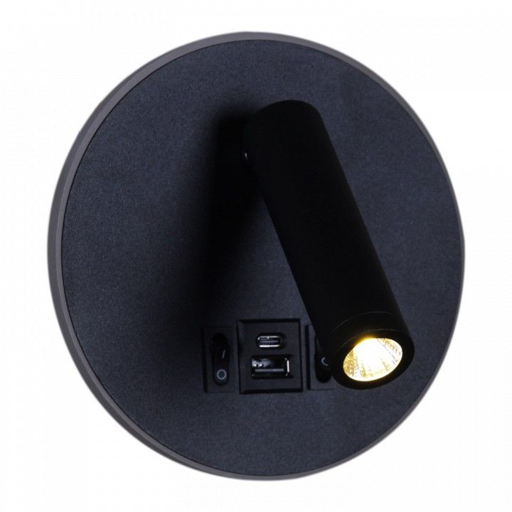 Бра Reluce 86203 86203-9.2-001KT LED12W+USB BK