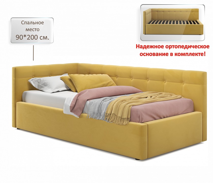 Кровать односпальная Bonna 2000x900