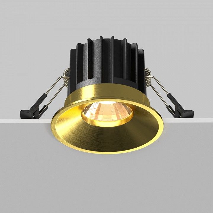 Встраиваемый светильник Maytoni Technical Раунд DL058-12W3K-BS