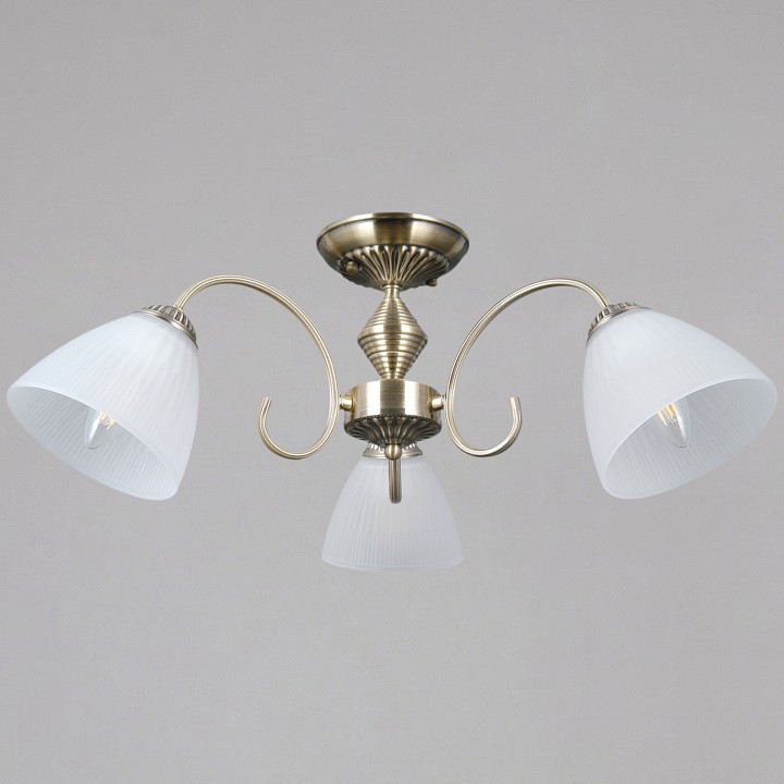 Люстра на штанге ILLUMICO  IL0897-3CSQ-26 AB ELITE