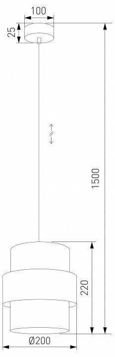 Подвесной светильник TK Lighting Calisto 5401 Calisto