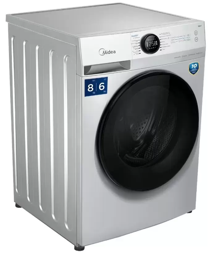 Стиральная машина с функцией сушки Midea MF200D80WBS/W-RU