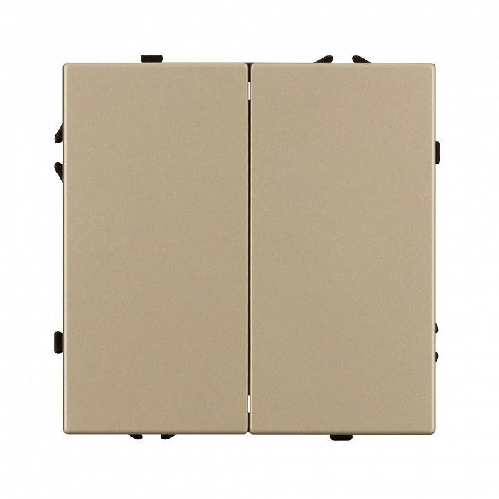 Выключатель двухклавишный без рамки Arlight SWT 054253