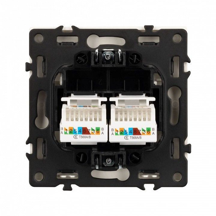 Розетка двойная Ethernet RJ-45 без рамки Arlight SCT 054312