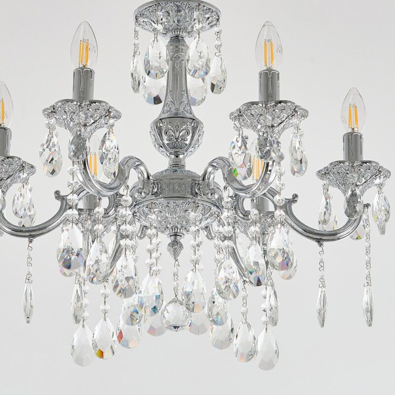 Подвесная люстра Bohemia Ivele Crystal AL7801 AL78101/6/175 A Ni