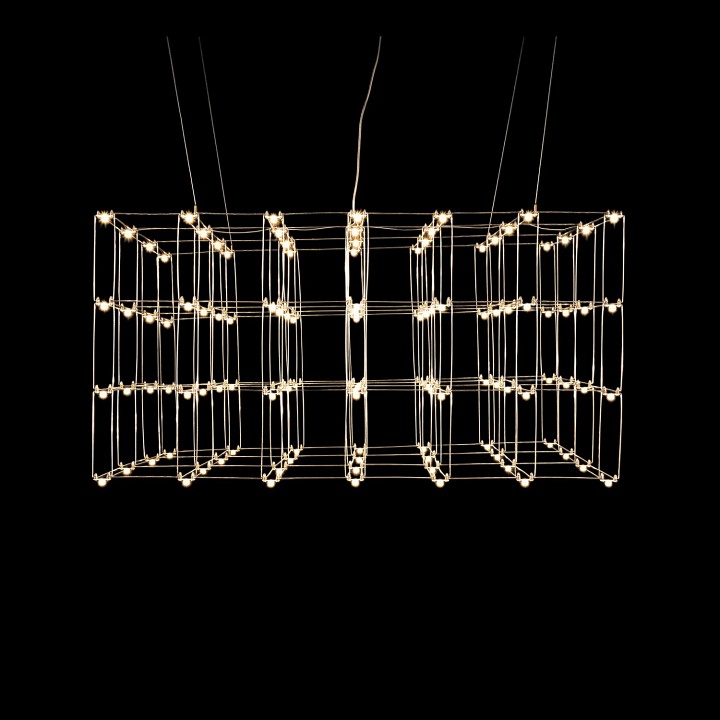Подвесная люстра O-LUCE Cosmic Glass ячейка 20*20 см 11787611-2