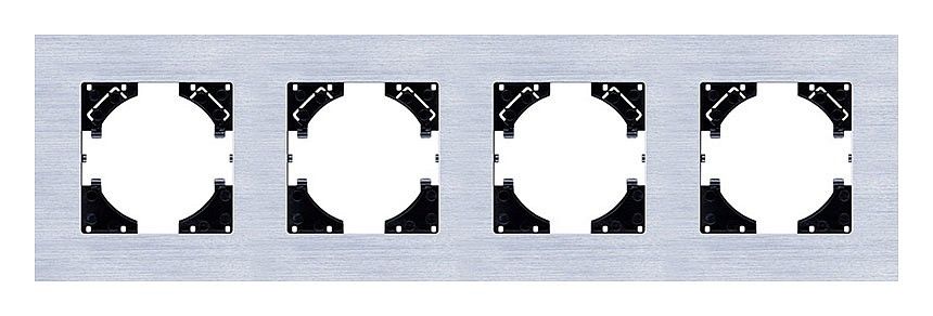 Рамка на 4 поста Kollinger Reflex AL RA4SR