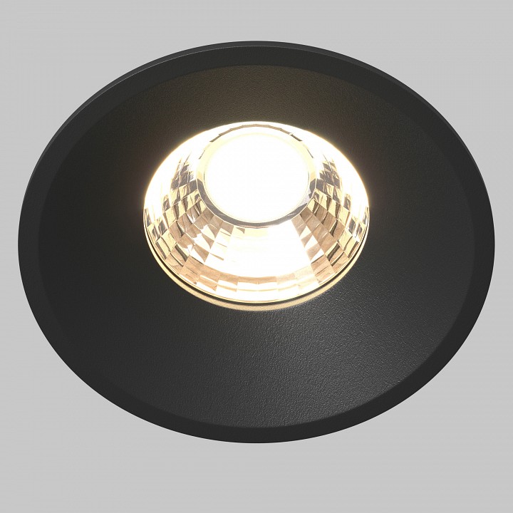 Встраиваемый светильник Maytoni Technical Round DL058-12W3K-B