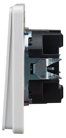 Выключатель трехклавишный без рамки Kranz ROUND KR-78-0707-1
