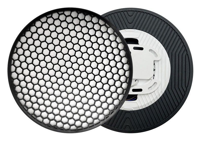 Накладной светильник iLedex Technical Mercury 5555-24W-D160-3/4/6K-WH+BK