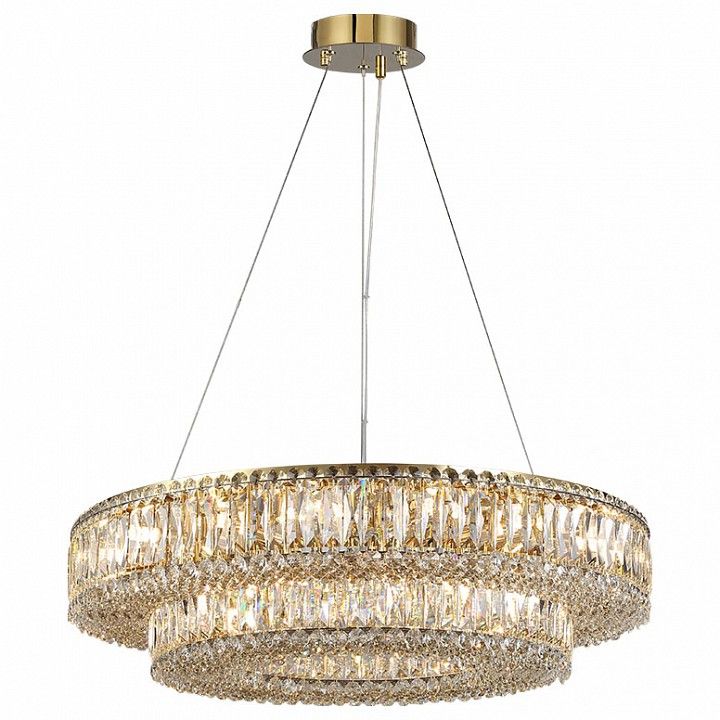 Подвесная люстра Newport 8450 8450+28/S gold
