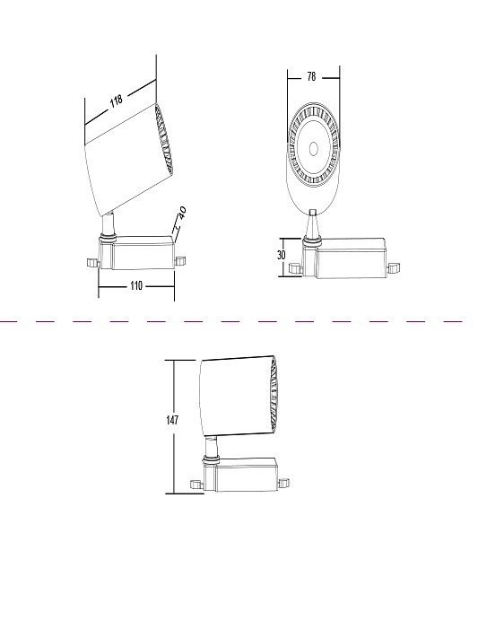 Светильник на штанге Maytoni Technical Вуоро TR003-1-12W3K-W