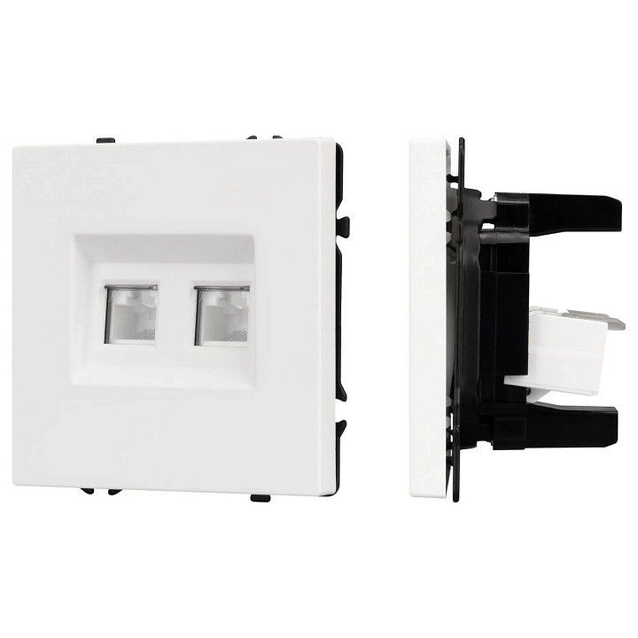 Розетка двойная Ethernet RJ-45 без рамки Arlight SCT 054312