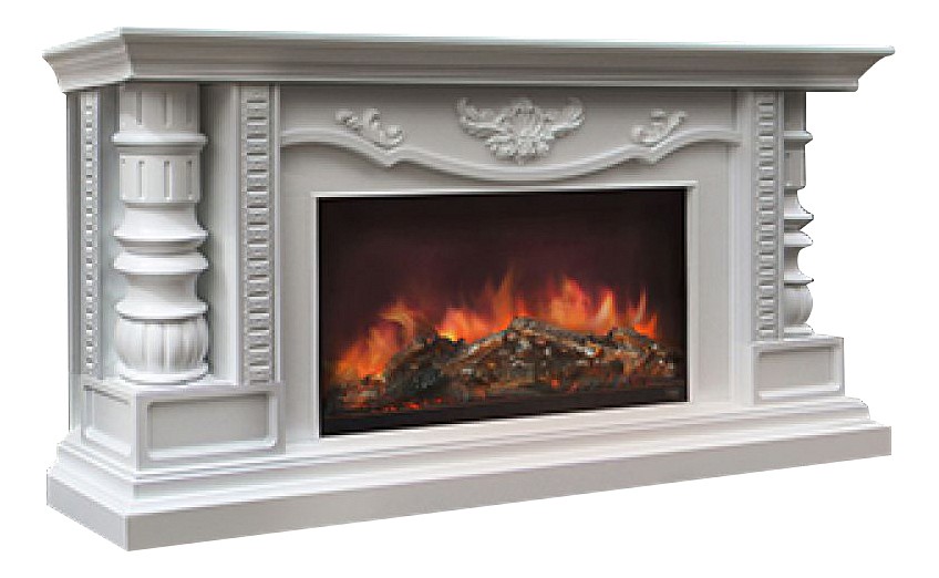 Комплект из электрокамина напольного и портала (165x42.5x89 см) Консул Premier S86 КО000002