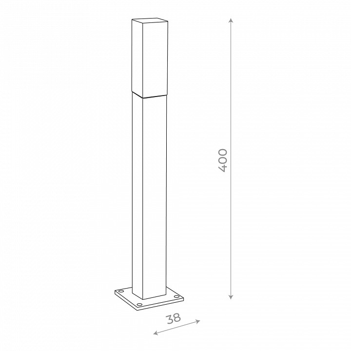 Наземный низкий светильник ST-Luce SL101 SL101.405.01