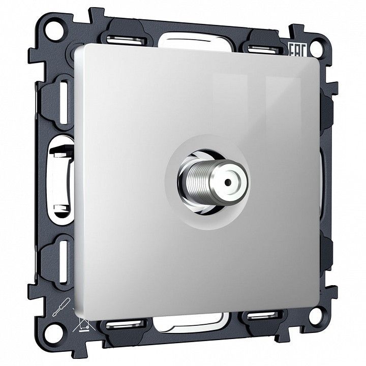 ТВ-розетка без рамки Ambrella Volt ALFA MA413050